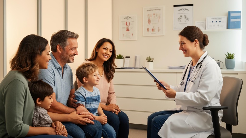 Family doctor consultation at Sunrise Family Medical Centre